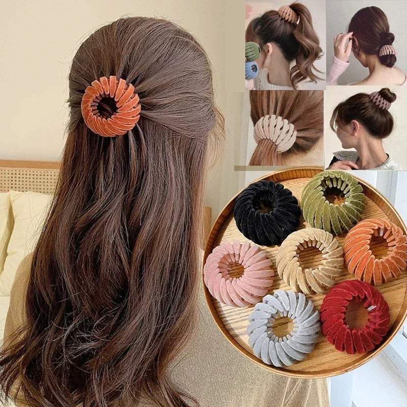 Bird Nest Shaped Ponytail Hair Clip โ Magic Lazy Braider Hairpin for Women
