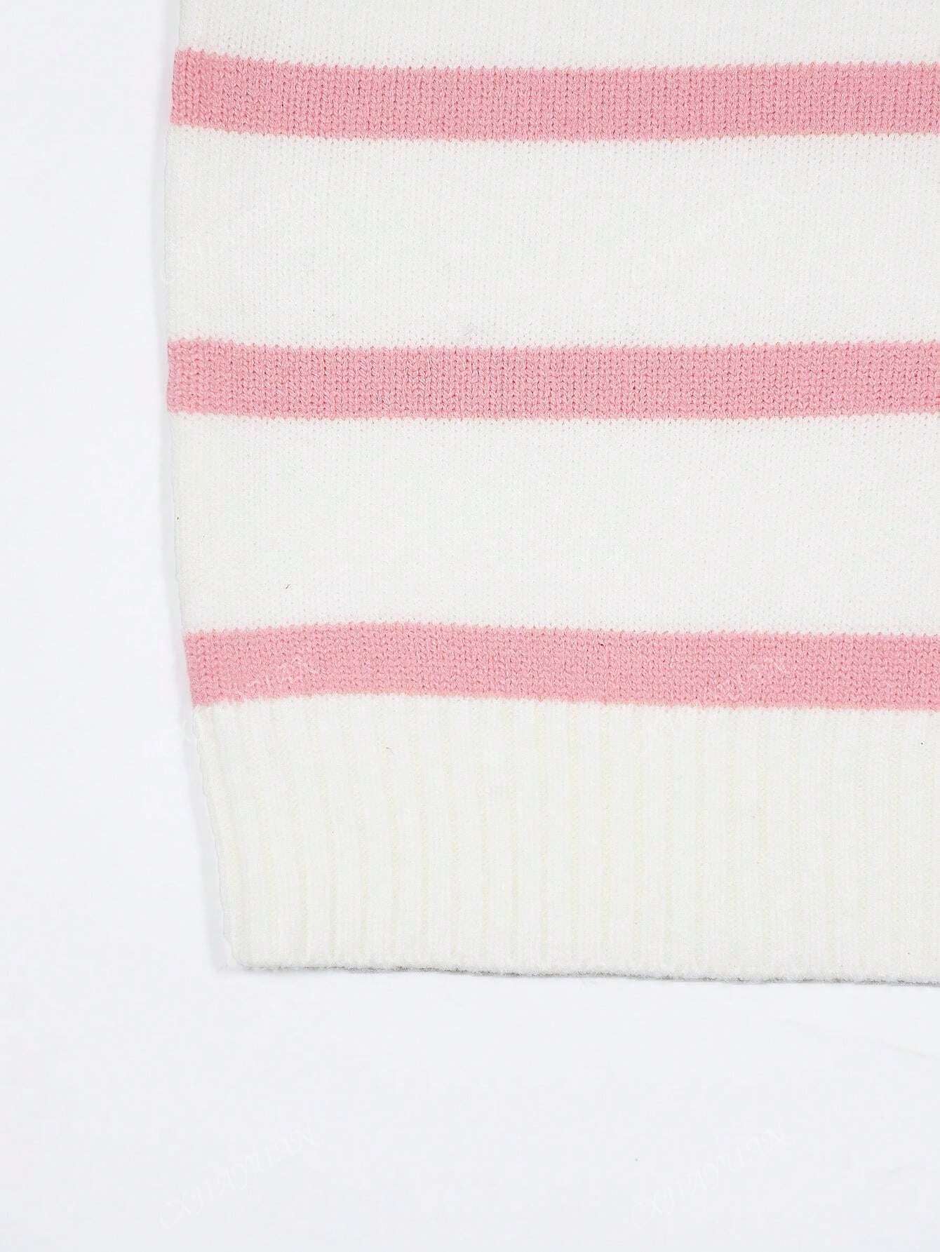 Autumn/Winter New Fashion Women Striped Zipper Pullover Sweater, Simple & Versatile Design,Long Sleeve Tops